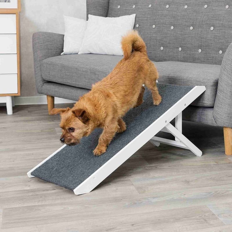 Regulējama suņu rampa Trixie 36x90 cm līdz 40 kg – drošai uzkāpšanai